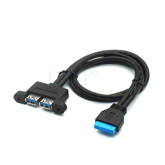 USB 3.0 Motherboard 20-Pin Panel / Extension Cable Series